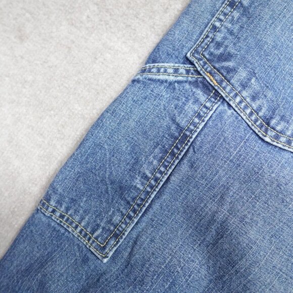 Levi's SIlvertab Carpenter Jeans 38 x 31 Blue Vintage Y2K 2003 Baggy Wide Leg - Picture 4 of 14